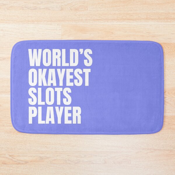Item preview, World's Okayest Slots Player - White designed and sold by Cutsandsparks.