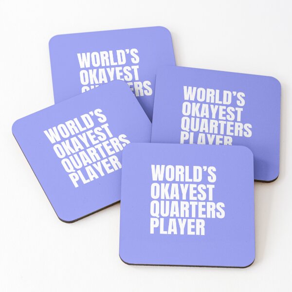 Item preview, World's Okayest Quarters Player - White designed and sold by Cutsandsparks.