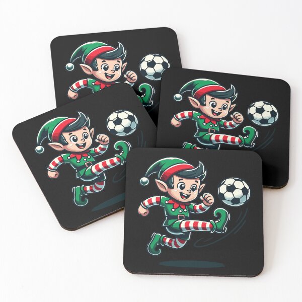 Item preview, Christmas Elf Football Player Fun designed and sold by LuminOrb.