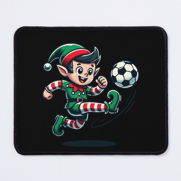 Item preview, Christmas Elf Football Player Fun designed and sold by LuminOrb.