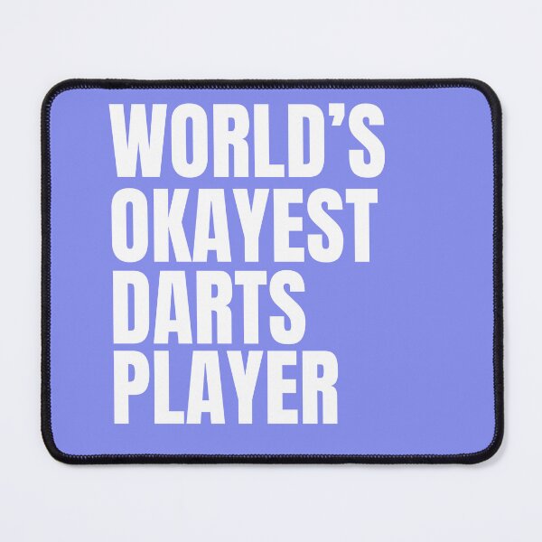 Item preview, World's Okayest Darts Player - White designed and sold by Cutsandsparks.