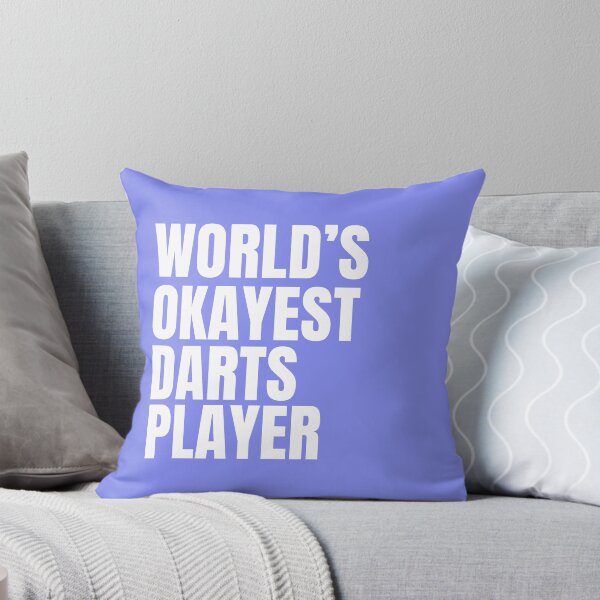 Item preview, World's Okayest Darts Player - White designed and sold by Cutsandsparks.