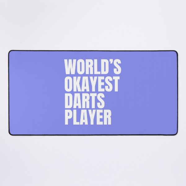 Item preview, World's Okayest Darts Player - White designed and sold by Cutsandsparks.