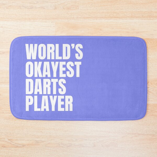 Item preview, World's Okayest Darts Player - White designed and sold by Cutsandsparks.