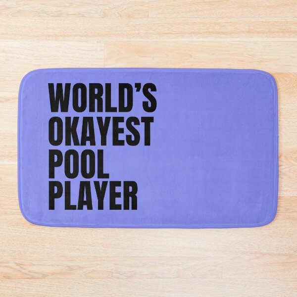 Item preview, World's Okayest Pool Player - Black designed and sold by Cutsandsparks.