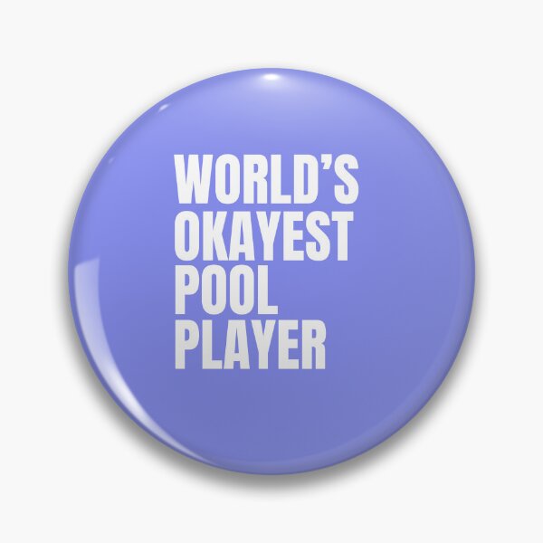 Item preview, World's Okayest Pool Player - White designed and sold by Cutsandsparks.