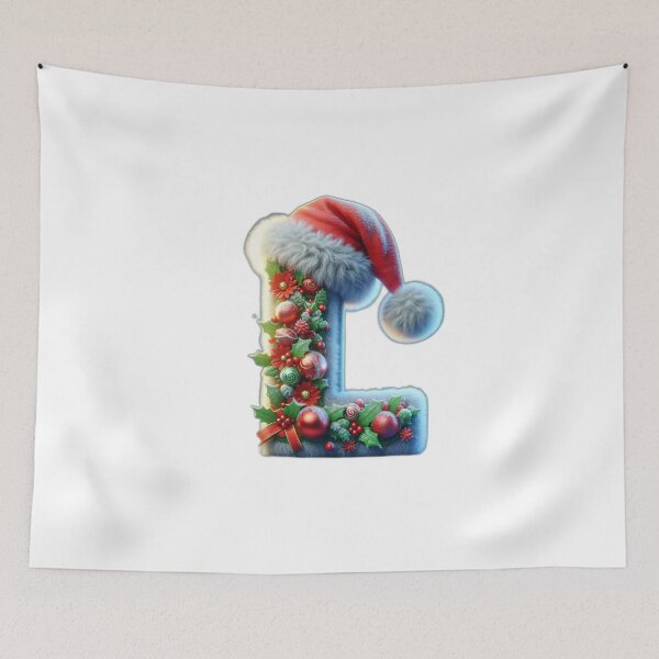 Item preview, Christmas Alphabet Art - Letter L | Festive Digital Print designed and sold by designssamaya.