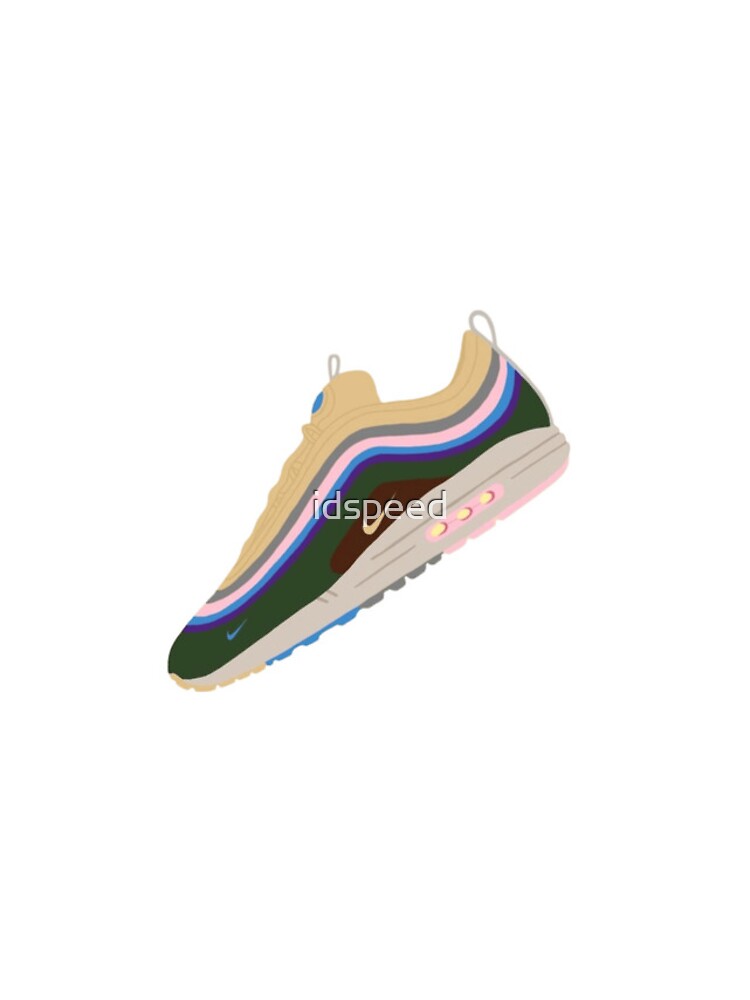 Coque iPhone avec l'œuvre « Nike Air Max 1/97 Sean wotherspoon