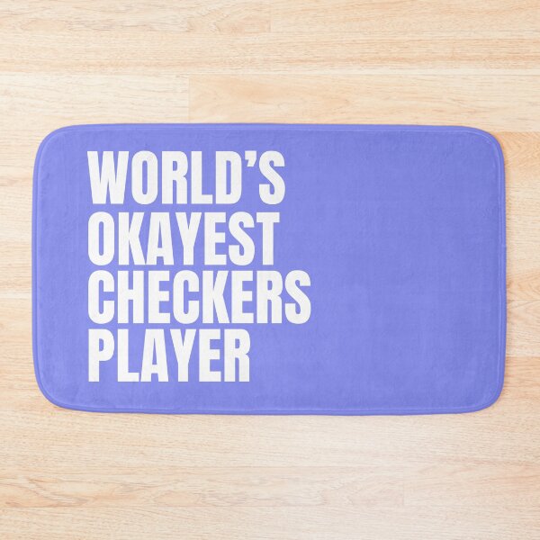 Item preview, World's Okayest Checkers Player - White designed and sold by Cutsandsparks.