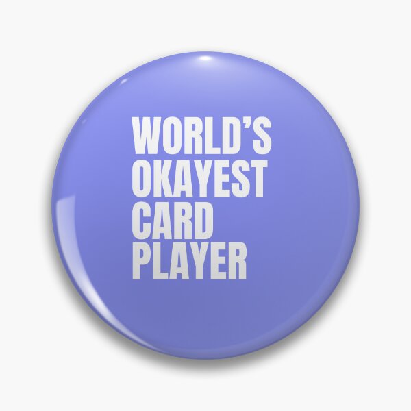 Item preview, World's Okayest Card Player - White designed and sold by Cutsandsparks.