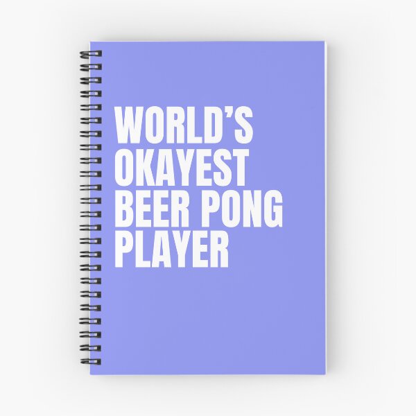 Item preview, World's Okayest Beer Pong Player - White designed and sold by Cutsandsparks.