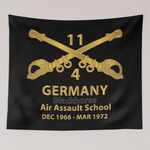 Item preview, Helicopter Troop - 4th Squadron - 11th ACR - Branch - Germany - BlkHorse AAslt School X 300 designed and sold by Military Insignia Products.