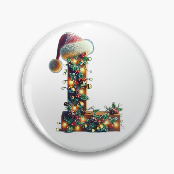 Item preview, Christmas Alphabet Art - Letter L | Festive Digital Print designed and sold by designssamaya.