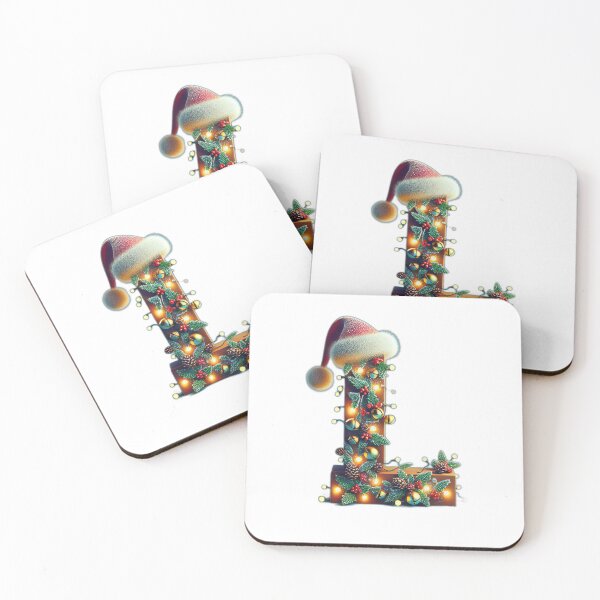 Item preview, Christmas Alphabet Art - Letter L | Festive Digital Print designed and sold by designssamaya.