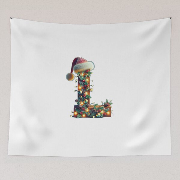Item preview, Christmas Alphabet Art - Letter L | Festive Digital Print designed and sold by designssamaya.