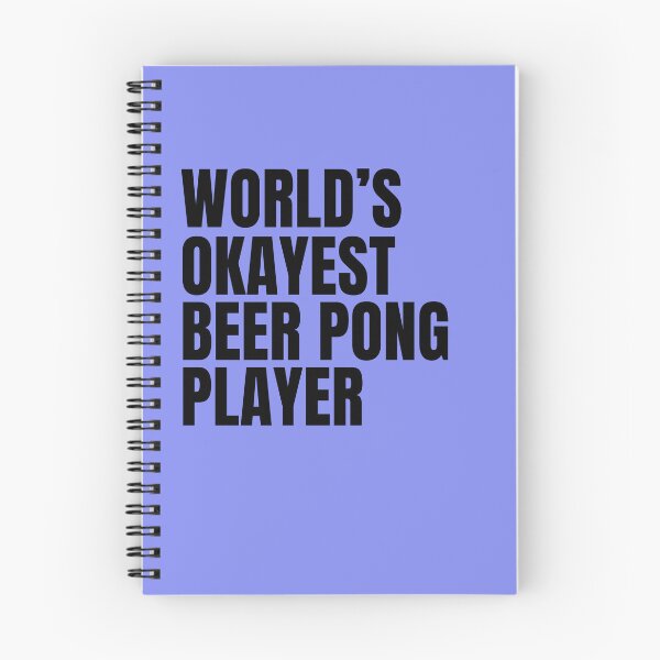 Item preview, World's Okayest Beer Pong Player - Black designed and sold by Cutsandsparks.