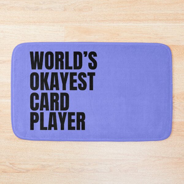 Item preview, World's Okayest Card Player - Black designed and sold by Cutsandsparks.