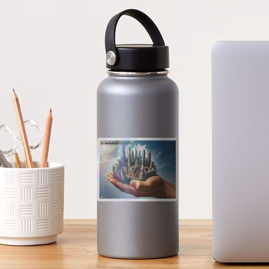 Aperçu de l'œuvre Sticker holographique créée et vendue par Vinidal.