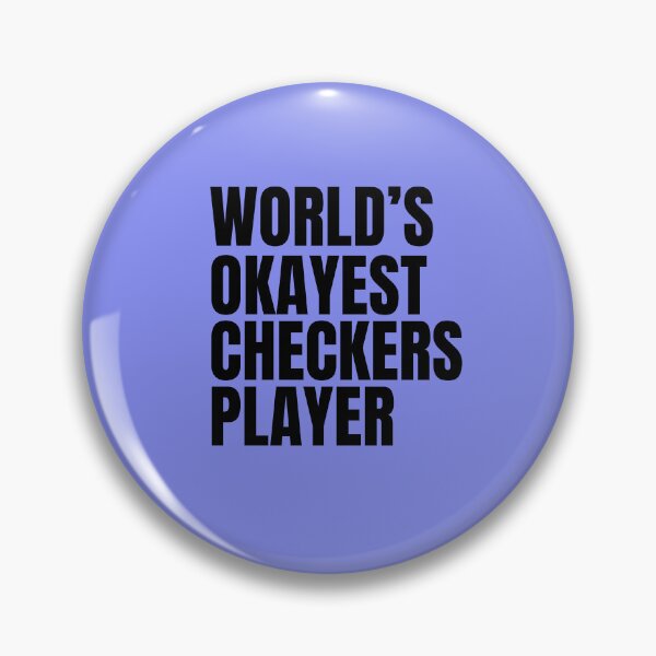 Item preview, World's Okayest Checkers Player - Black designed and sold by Cutsandsparks.