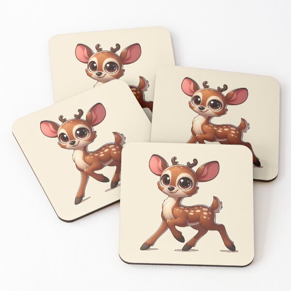 Item preview, Adorable Fawn Frolic designed and sold by Delemore Art.