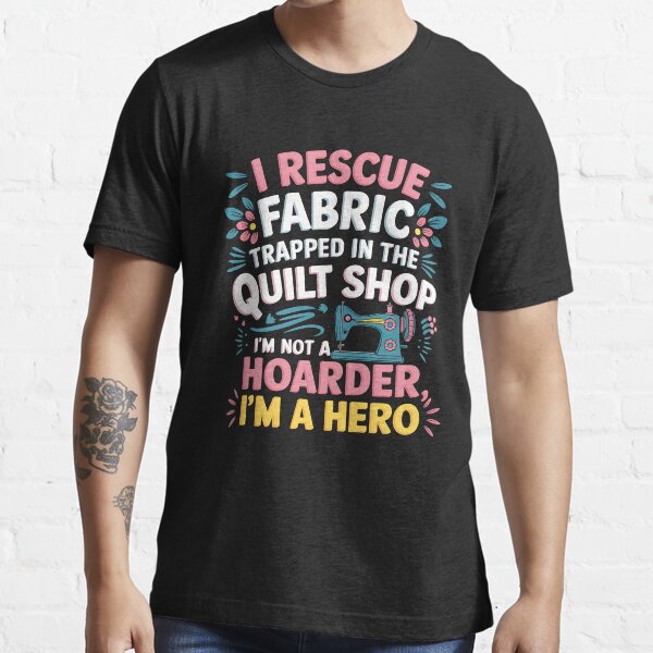 Item preview, Fabric Rescue Hero Sewing Enthusiast Present Quilt Shop Fabric Rescuer Hero designed and sold by MedPepar.