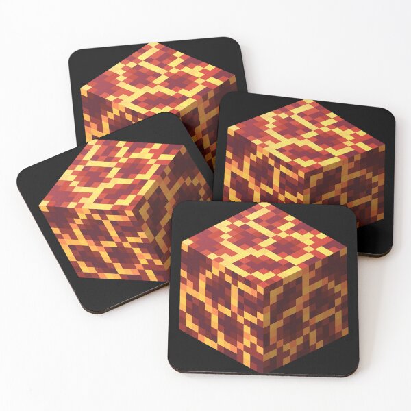 Item preview, Magma Block Minecraft Block Icon designed and sold by Kubala Designs.