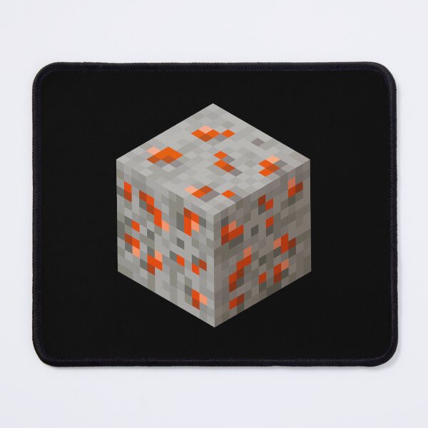 Item preview, Redstone Ore Minecraft Block Icon designed and sold by Kubala Designs.
