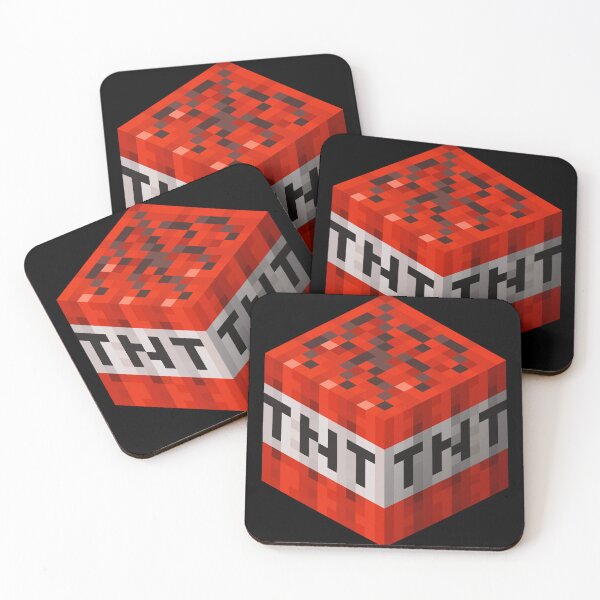 Item preview, TNT Minecraft Block Icon designed and sold by Kubala Designs.