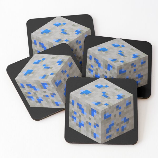 Item preview, Lapis Ore Minecraft Block Icon designed and sold by Kubala Designs.
