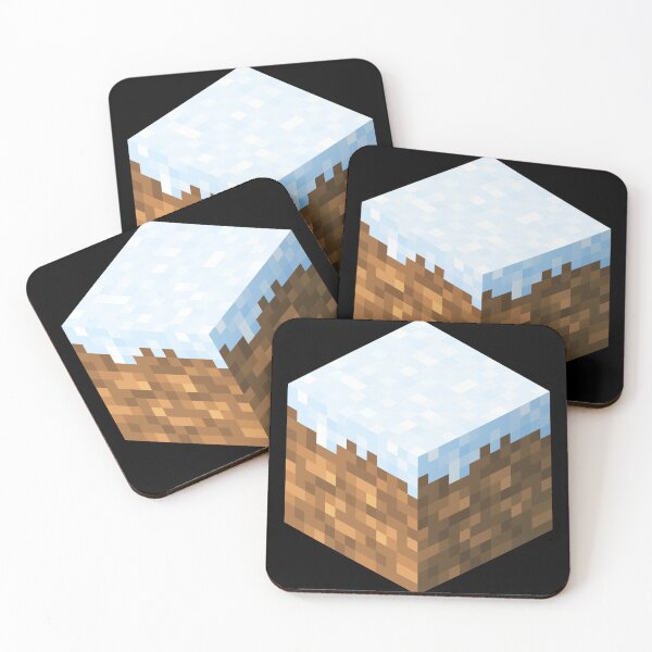Item preview, Snow Block Minecraft Block Icon designed and sold by Kubala Designs.
