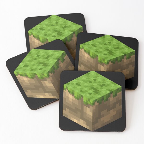 Item preview, Grass Block Minecraft Block Icon designed and sold by Kubala Designs.