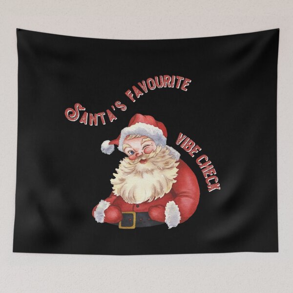 Item preview, Santa’s Favorite Vibe Check designed and sold by whereisOlga_.