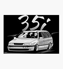 Passat B4 35i Variant & quot; Low Style & quot; Photographic Print