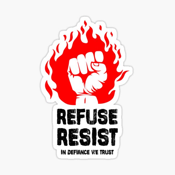 Refuse/ Resist Fist high quality