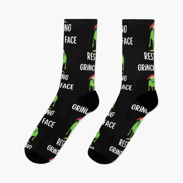 Item preview, Resting Grinch Face - white designed and sold by VasInd.