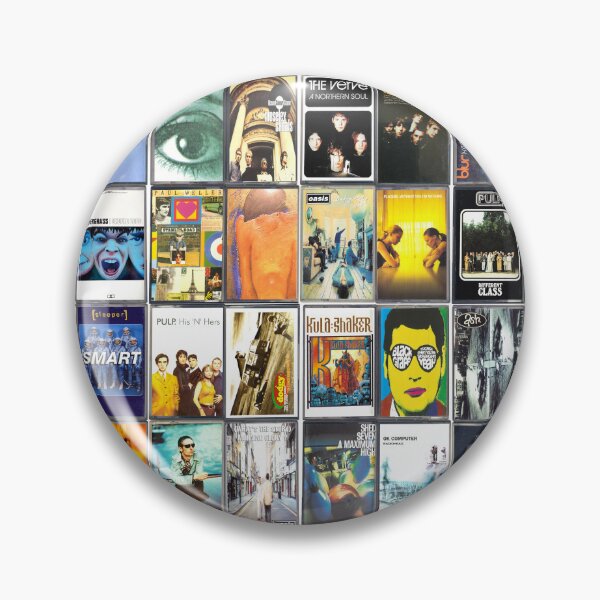 Item preview, The Best of Britpop - Vintage Cassette Album Cover Art designed and sold by Mr Mustard Prints.