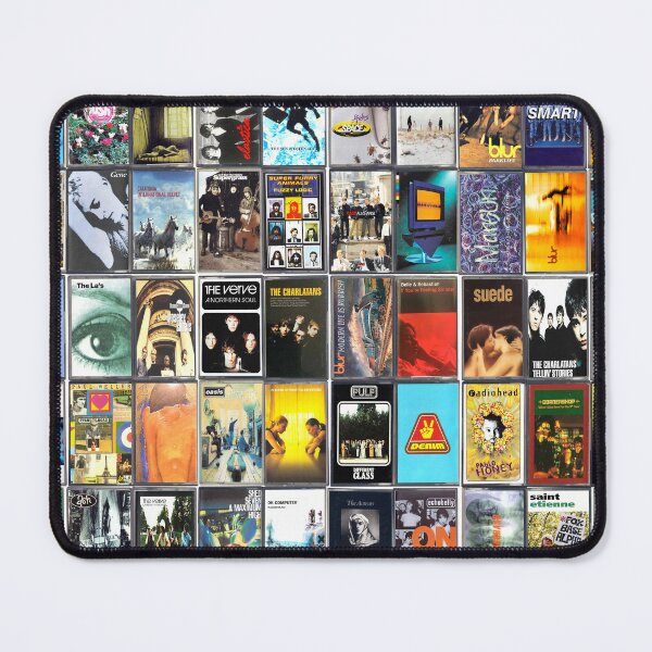 Item preview, The Best of Britpop - Vintage Cassette Album Cover Art designed and sold by Mr Mustard Prints.
