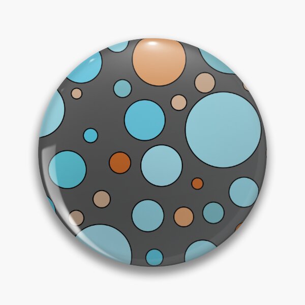 Item preview, Circular dance of colors - dark grey, blue, orange. designed and sold by My-fake-places.