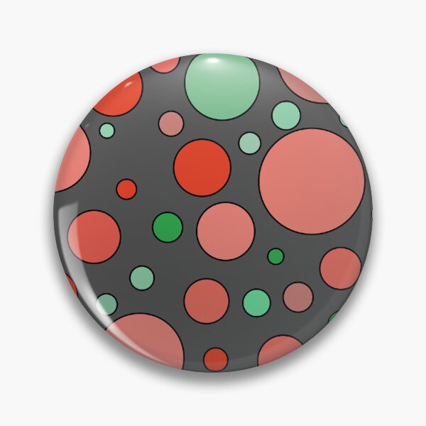 Item preview, Circular dance of colors - dark grey, red, salmon, azure. designed and sold by My-fake-places.