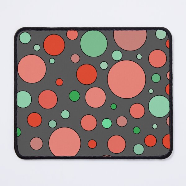 Item preview, Circular dance of colors - dark grey, red, salmon, azure. designed and sold by My-fake-places.