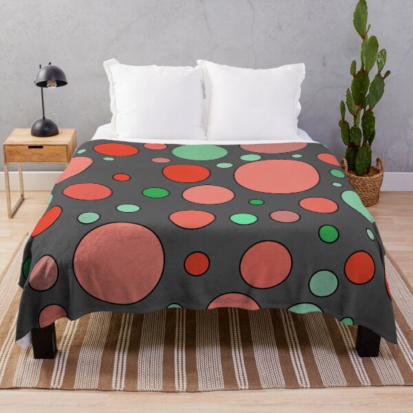 Item preview, Circular dance of colors - dark grey, red, salmon, azure. designed and sold by My-fake-places.