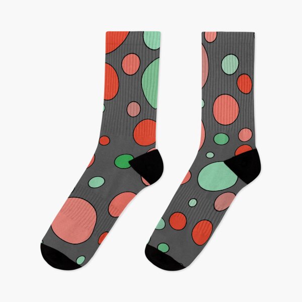 Item preview, Circular dance of colors - dark grey, red, salmon, azure. designed and sold by My-fake-places.