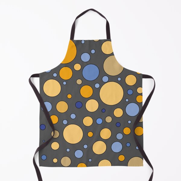 Item preview, Circular dance of colors - dark grey,yellow, blue. designed and sold by My-fake-places.