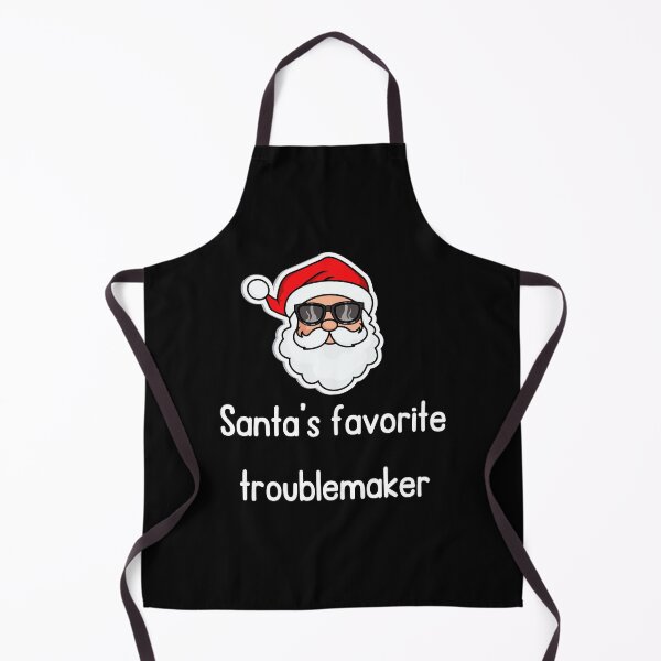 Item preview, Santa's Favorite Troublemaker - white designed and sold by VasInd.