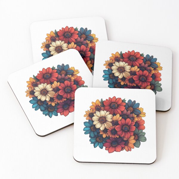 Item preview, Vibrant Bouquet of Stylized Flowers designed and sold by Enea Kelo.