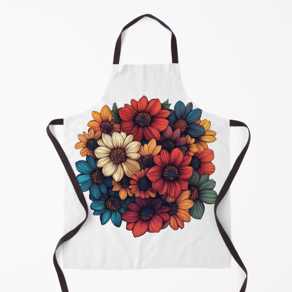 Item preview, Vibrant Bouquet of Stylized Flowers designed and sold by Enea Kelo.