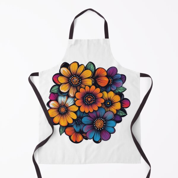 Item preview, Vibrant Bouquet of Stylized Flowers designed and sold by Enea Kelo.
