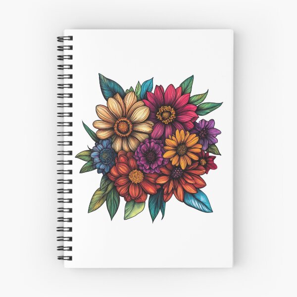 Item preview, Vibrant Bouquet of Stylized Flowers designed and sold by Enea Kelo.