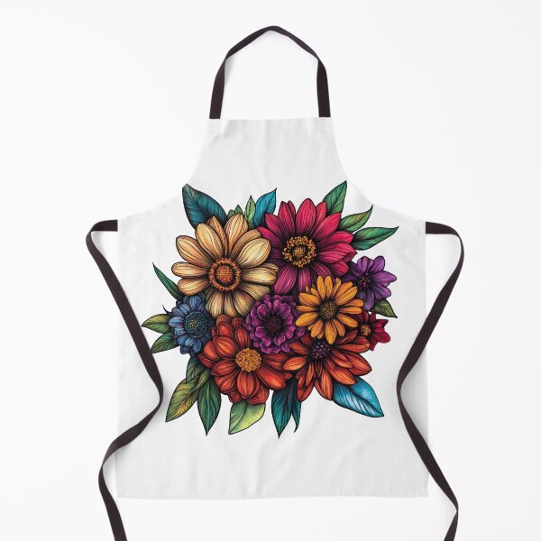 Item preview, Vibrant Bouquet of Stylized Flowers designed and sold by Enea Kelo.