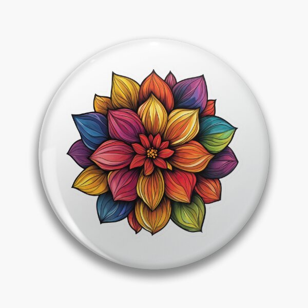 Item preview, Vibrant Bouquet of Stylized Flowers designed and sold by Enea Kelo.